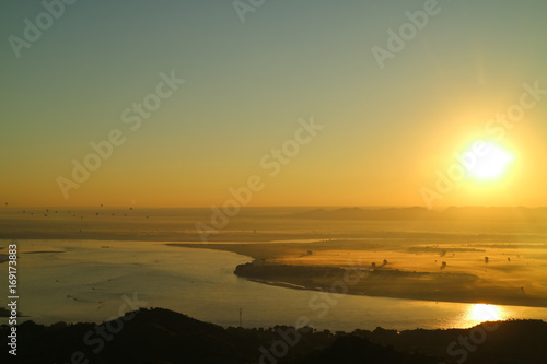 Sunset in Bagan, Myanmar