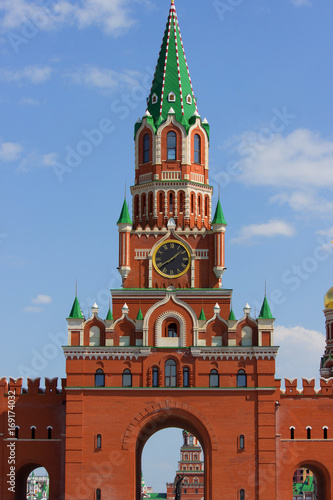moscow red cremlin copy photo