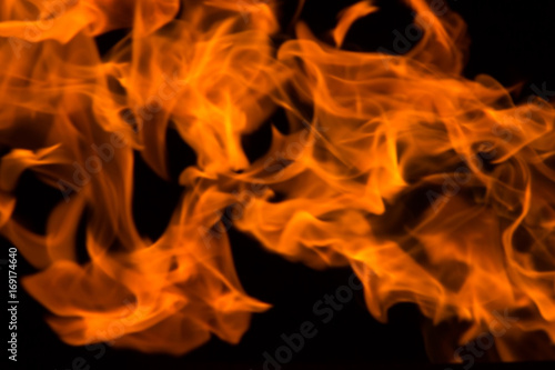 fire background blur