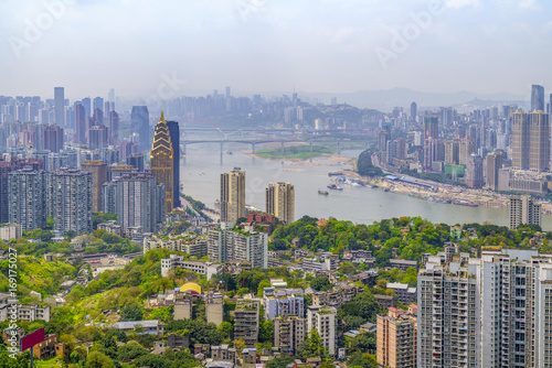 Fototapeta Naklejka Na Ścianę i Meble -  Chongqing architectural scenery and skyline