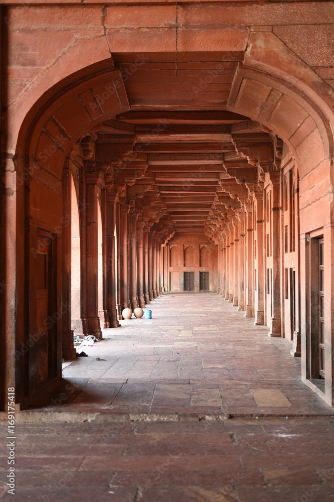 Corridor view Fatehpur Sikri