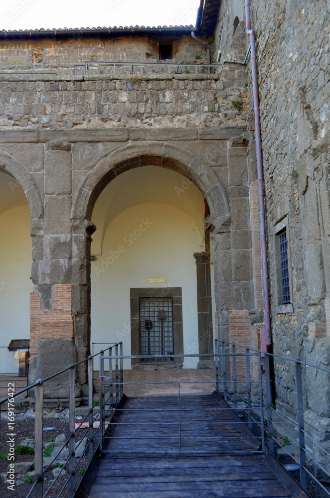 Obraz premium Rocca dei Papi in Montefiascone