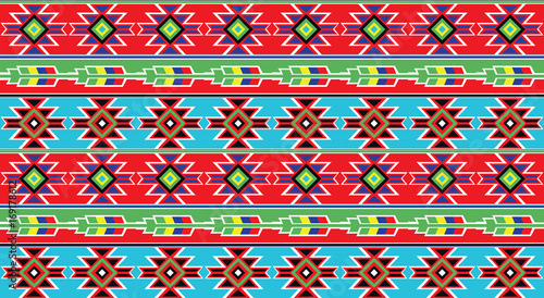 Seamless background with geometric pattern