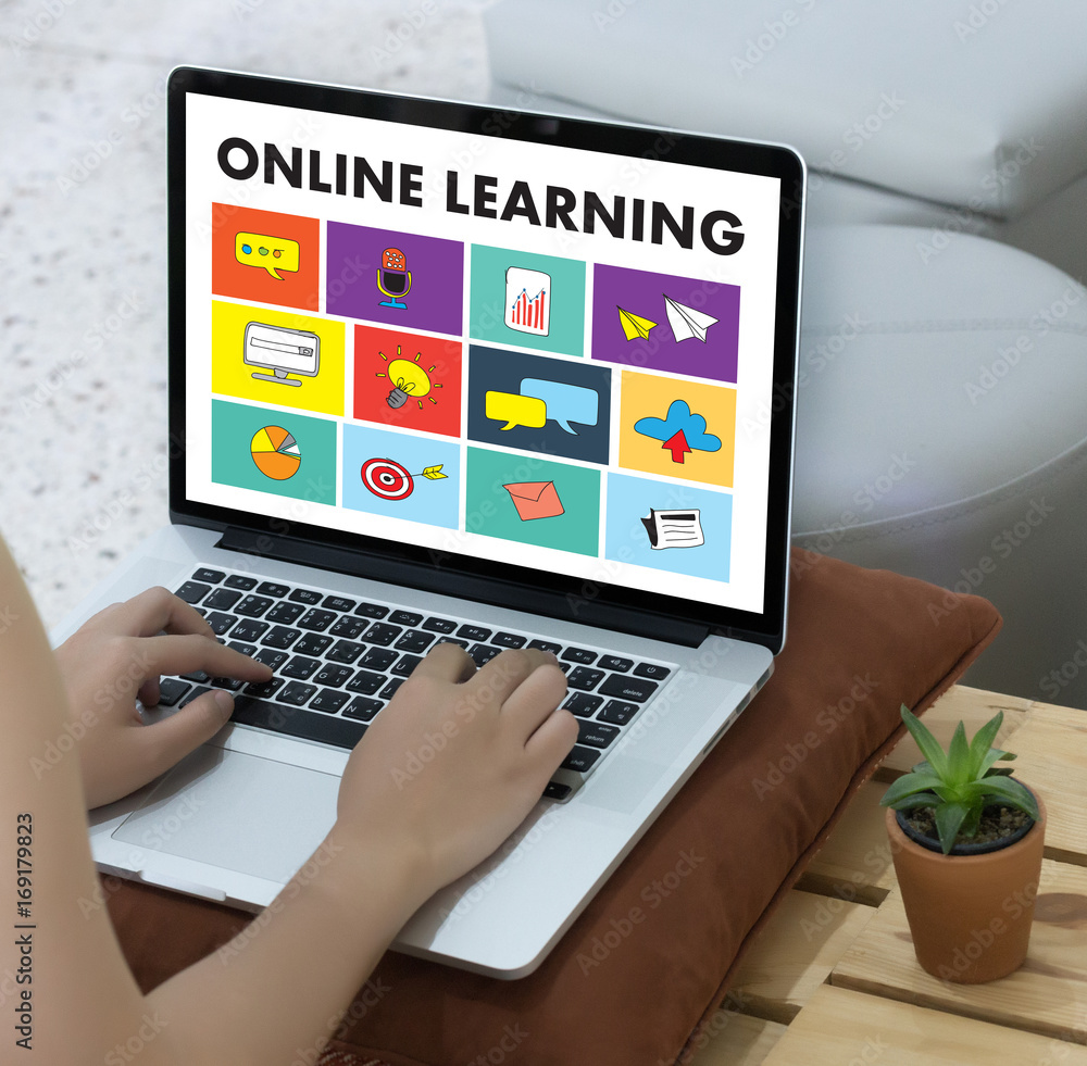 ONLINE LEARNING Connectivity Technology Coaching online Skills Teach Digital Online Internet ONLINE LEARNING Connectivity Technology Coaching online Skills Teach Digital Online Internet