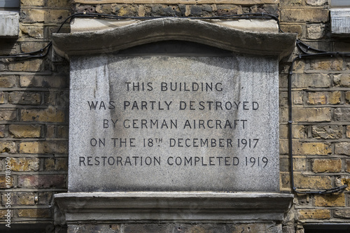 World War 1 Bomb Damage in London