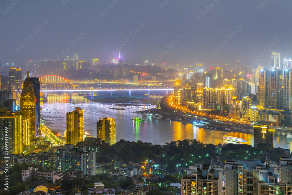 City night view City night view