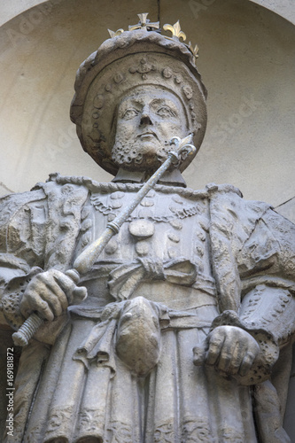 Fotografia King Henry VIII Statue in London
