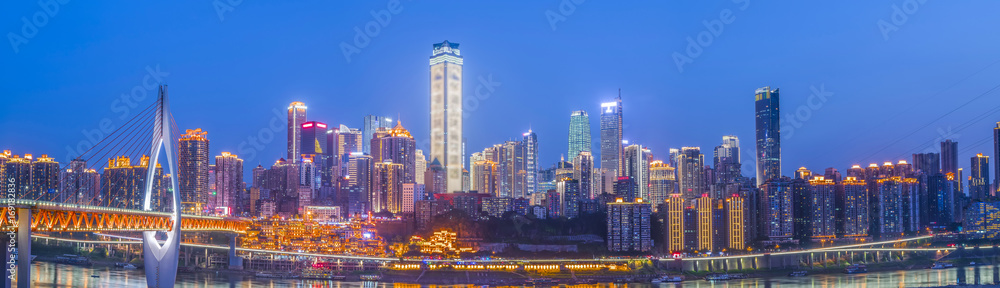Obraz premium City night view