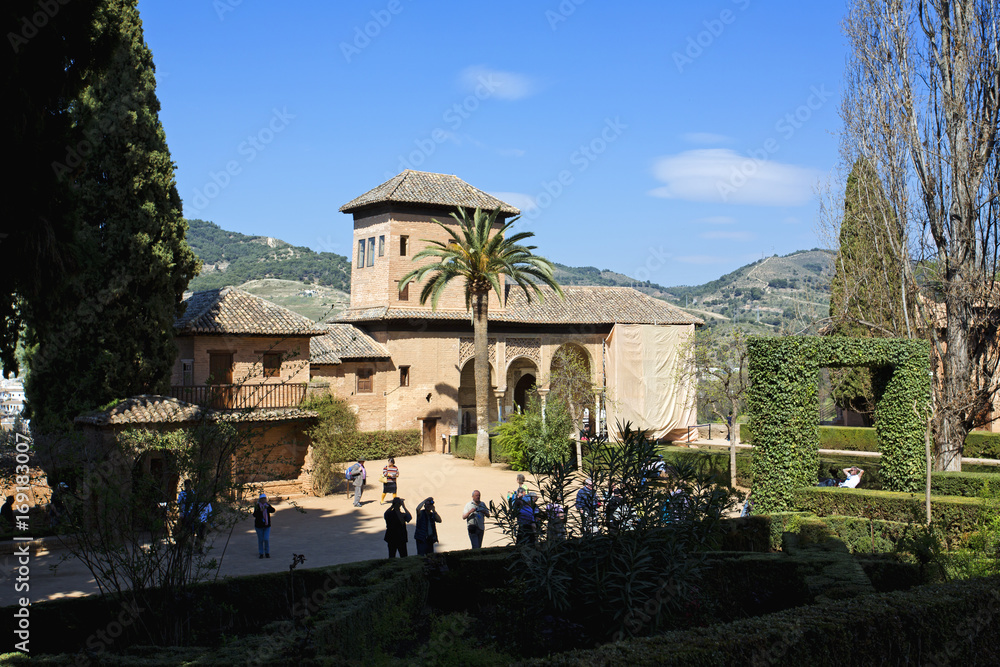 Partal Palace, Palacio de Partal, in Alhambra, Granada, Andalusia