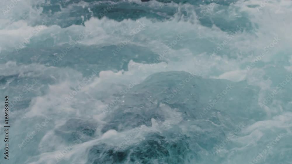 A macro shot of ocean's water splashing A macro shot of ocean's water splashing