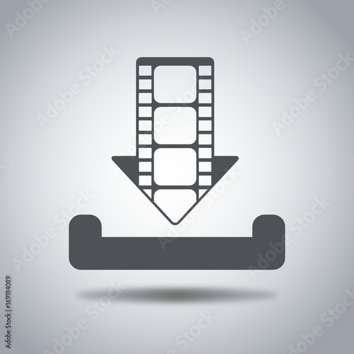 Download movie icon