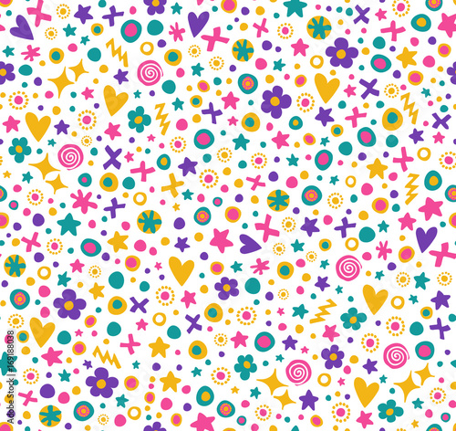 Cute seamless flower pattern