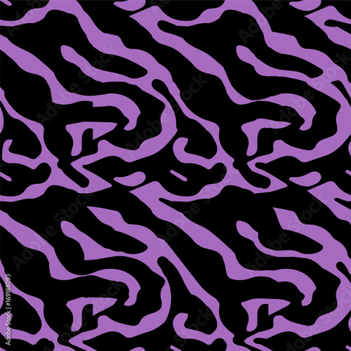 Seamless violet zebra pattern