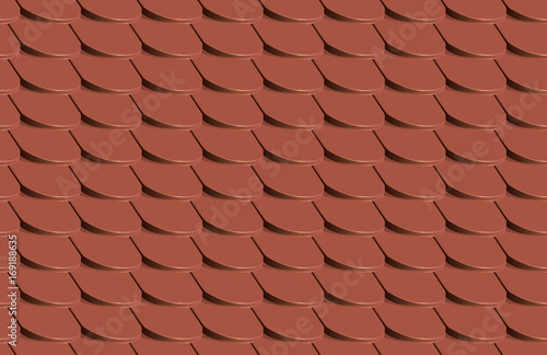 Scales seamless pattern tile texture - Vector Illustration