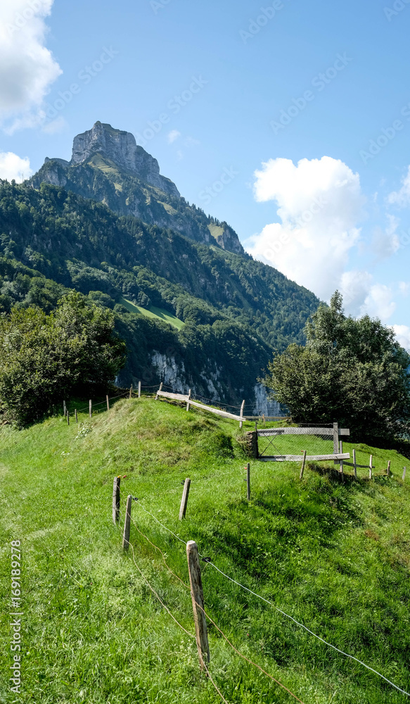 Berge am Weg der Schweiz