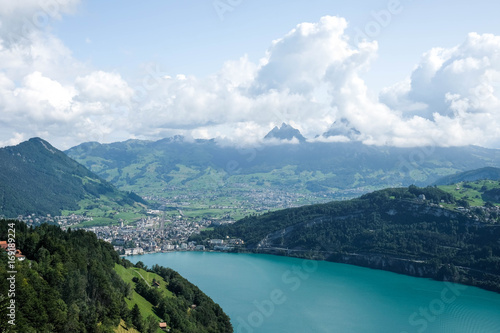 Fototapeta Naklejka Na Ścianę i Meble -  Berge am Weg der Schweiz