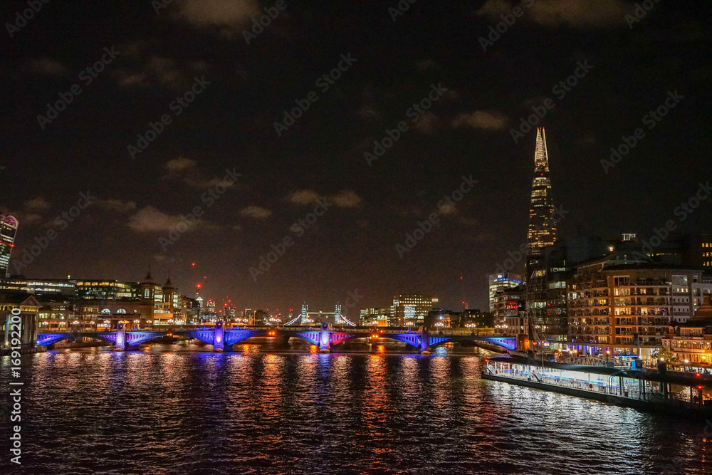 Thames River by night