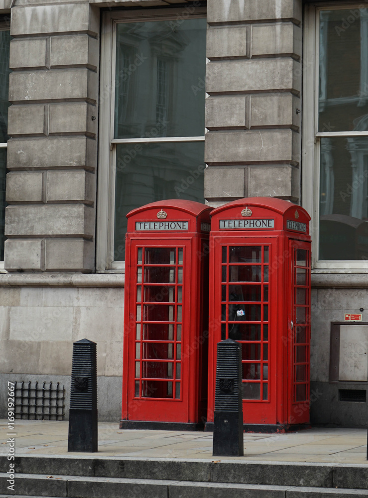 Fototapeta premium English phone box