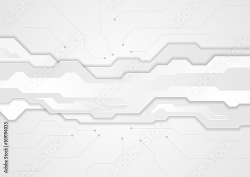 Tech grey futuristic abstract background
