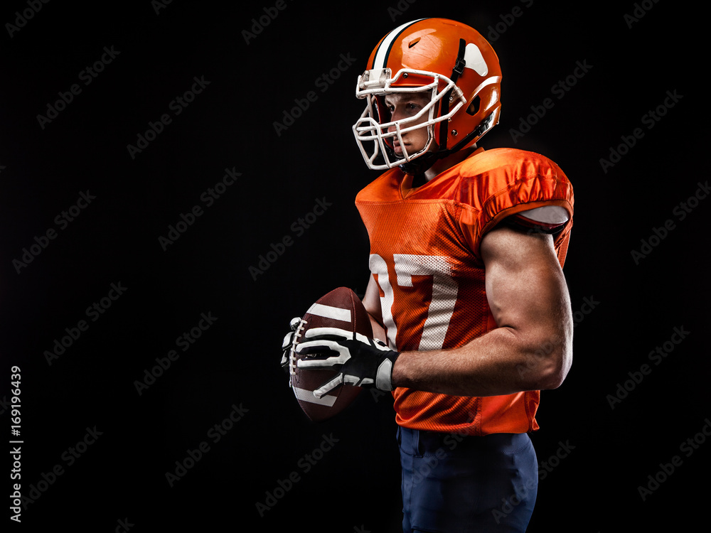 American football sportsman player