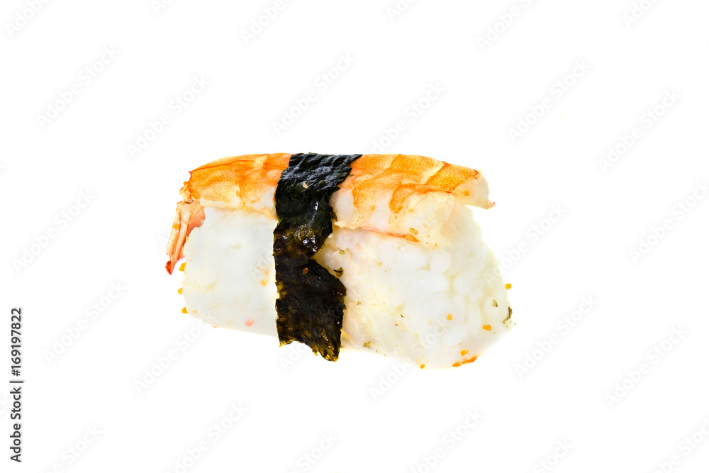 Nigiri sushi / View of japanese food on white background. Nigiri sushi. Nigiri sushi / View of japanese food on white background. Nigiri sushi.