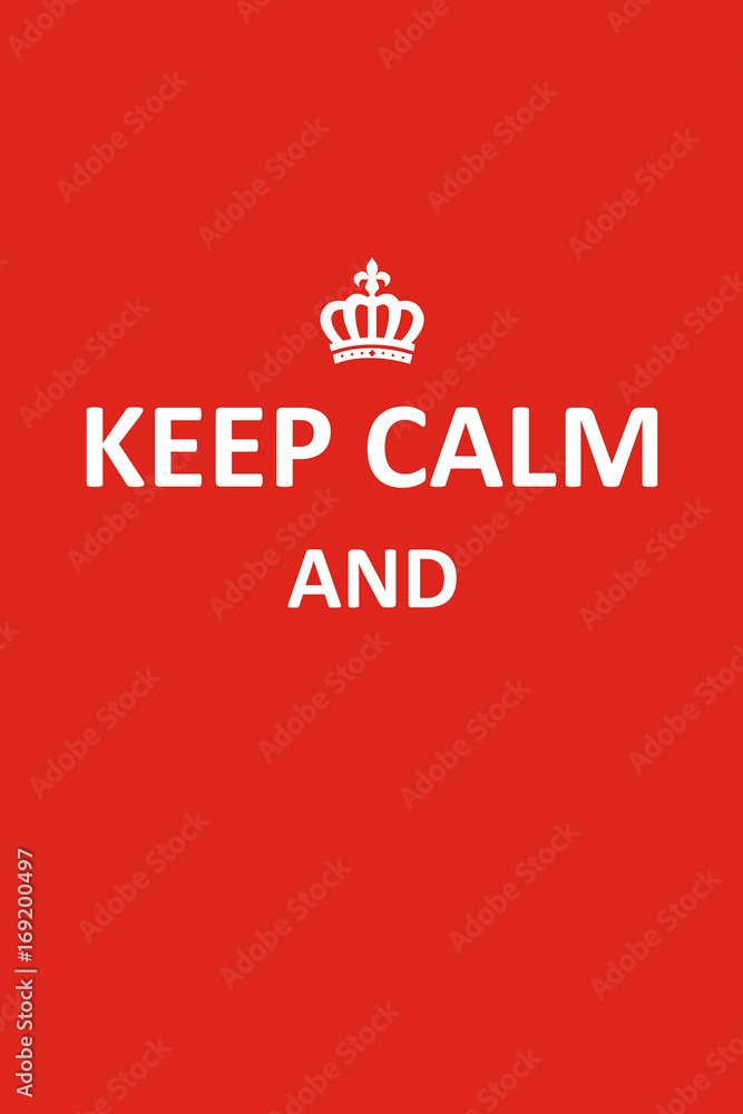 Keep Calm Banner Keep Calm Banner