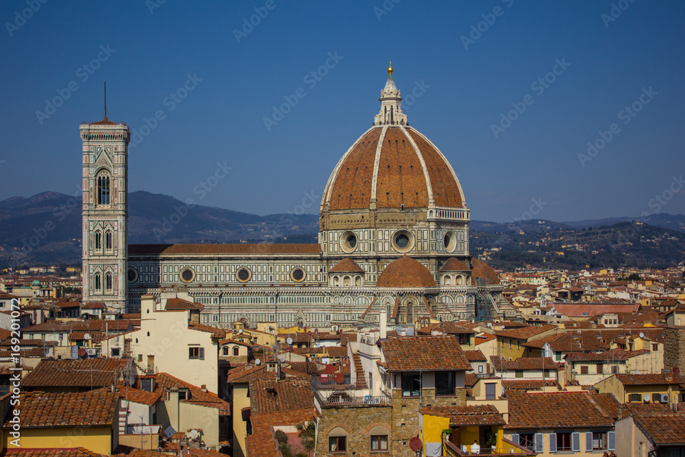 Florence dome city scape, Italy