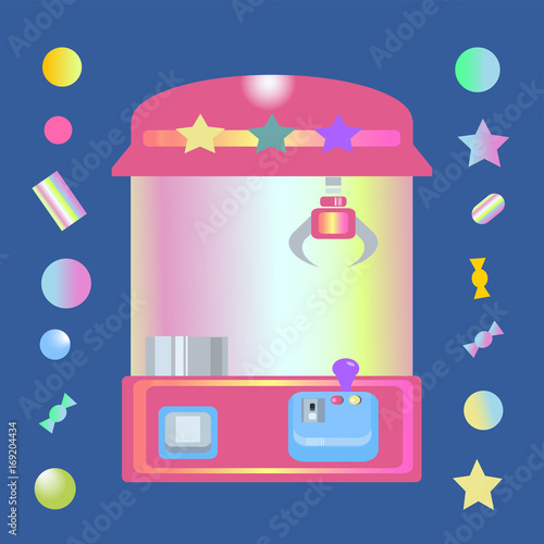 toy claw machine with sweets