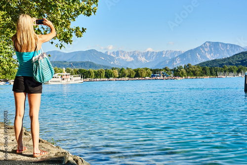 Girl at Worthersee in Klagenfurt shoot photos photo