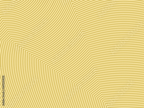 Gold abstract striped background - embossed surface.  3D effect. Vector illustration.