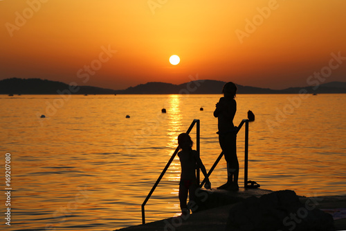 Sunset in Croatia, Adriatic © leomalsam