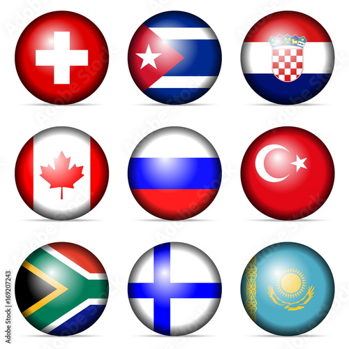 Free Download National flag set - GFXLoad