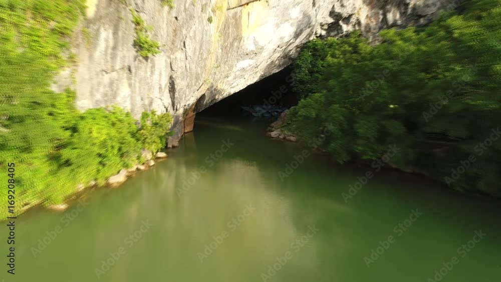 Aerial survey of Phong Nha cave, Vietnam National park Aerial survey of Phong Nha cave, Vietnam National park