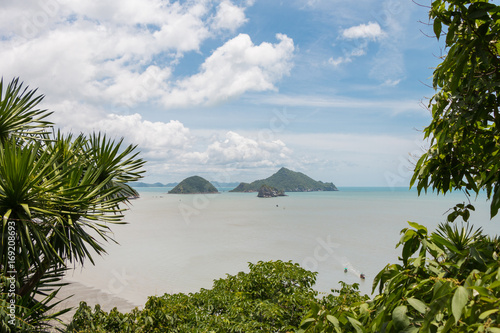 beautiful ocean and small islands