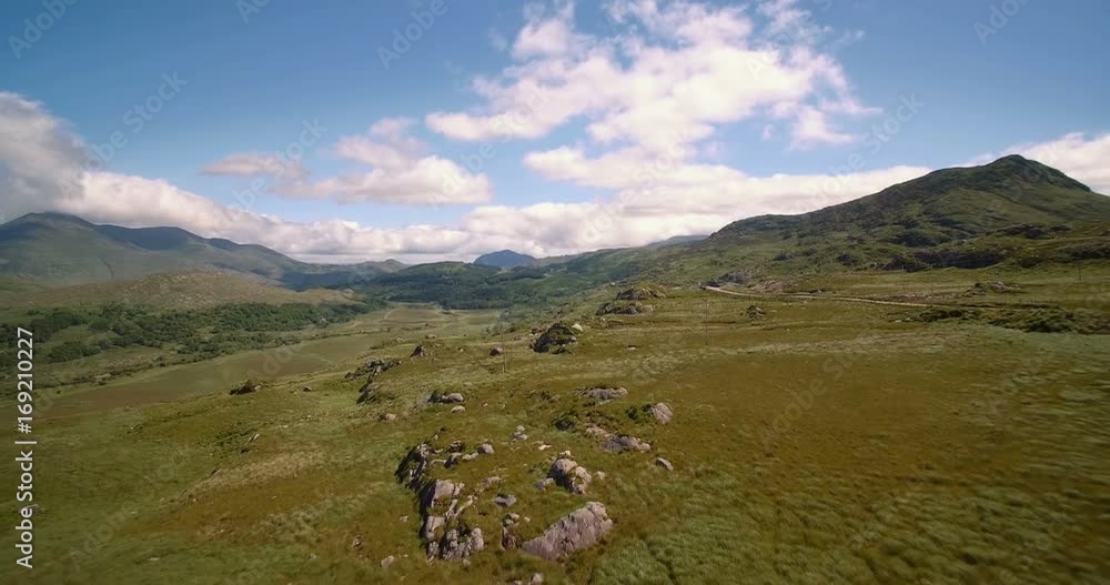Aerial, The Molls Gap, County Kerry, Ireland - Graded Version Aerial, The Molls Gap, County Kerry, Ireland - Graded Version