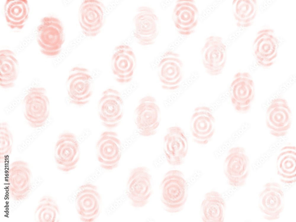 Pattern of red curls Pattern of red curls