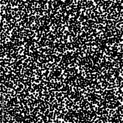 Abstract Gradient Halftone fine black square dotted, vector pattern in back.