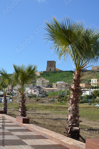 Landscape in Sicily, Menfi (Ag) photo