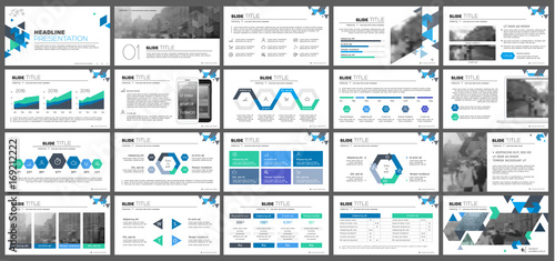Blue, green and purple elements for infographics on a white background. Presentation templates. Use in presentation, flyer and leaflet, corporate report, marketing, advertising, annual report, banner.