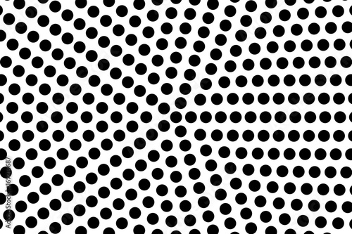 Dotted retro backdrop, panels with dots, points, circles, rounds. Comic pattern. Black and white color. 