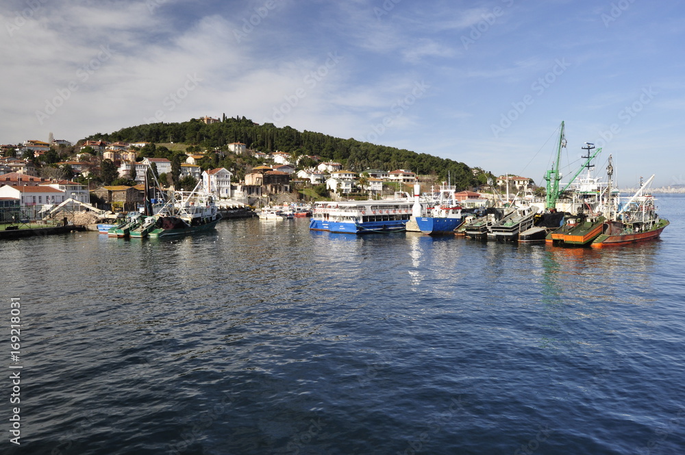 Boat Marina in Princes Islands, Turkey
