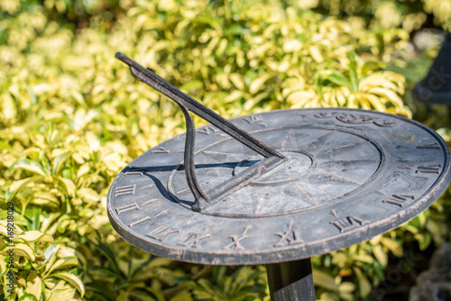 Sundial in Garden 