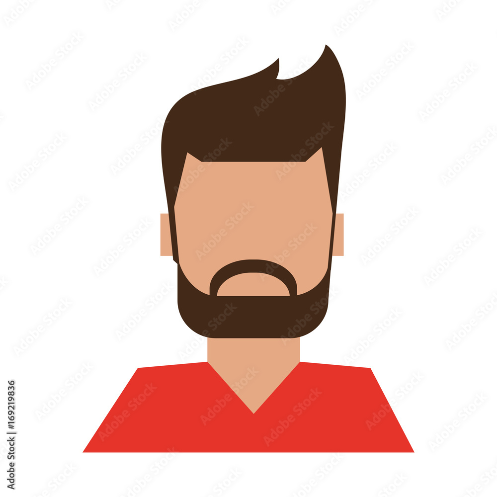 bearded man avatar icon image vector illustration design bearded man avatar icon image vector illustration design