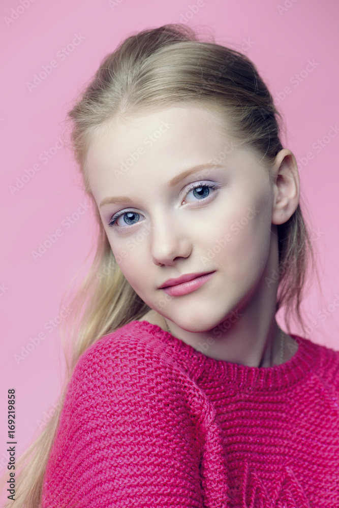 pretty teen girl Stock Photo | Adobe Stock
