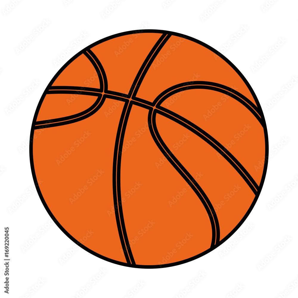 basketball ball icon over white background vector illustration basketball ball icon over white background vector illustration