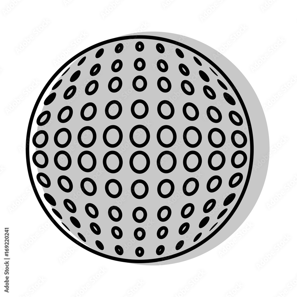 golf ball icon over white background vector illustration golf ball icon over white background vector illustration