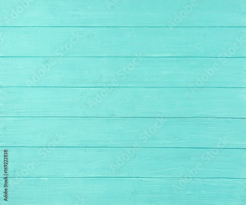Wooden background in mint color