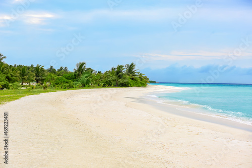 Beautiful sea beach at tropical resort © Africa Studio
