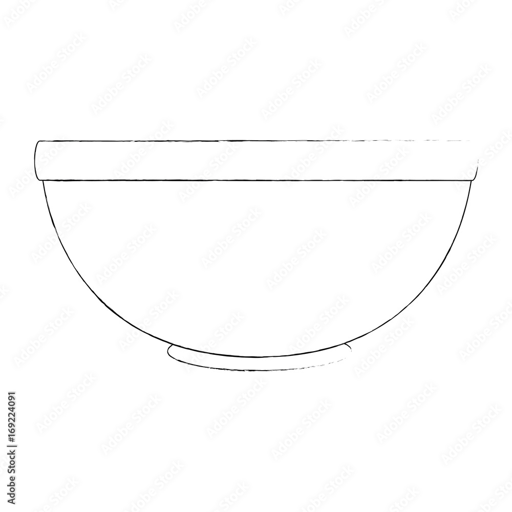 bowl icon over white background vector illustration bowl icon over white background vector illustration