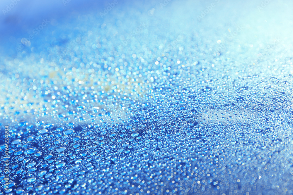 Water drops on car window, closeup Water drops on car window, closeup